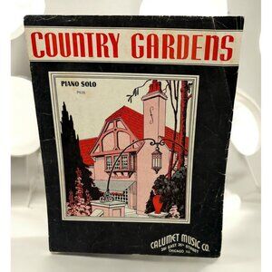 Country Gardens Piano Solo Sheet Music By Percy Grainger 1940 Calumet Music
